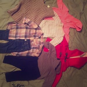 Baby girl 3-6 month clothes. Gently used.